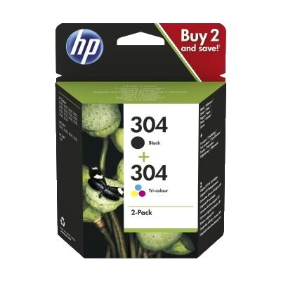 HP 304 černá+3 barevná
