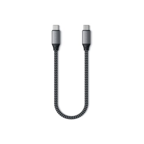 Kabel USB-C na USB-C Satechi 25 cm - vesmírně šedý