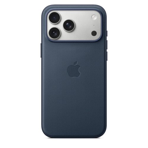 Kryt na iPhone 17 Pro Max z tkaniny TechWoven Apple s MagSafe - modrý - Obrázek 2