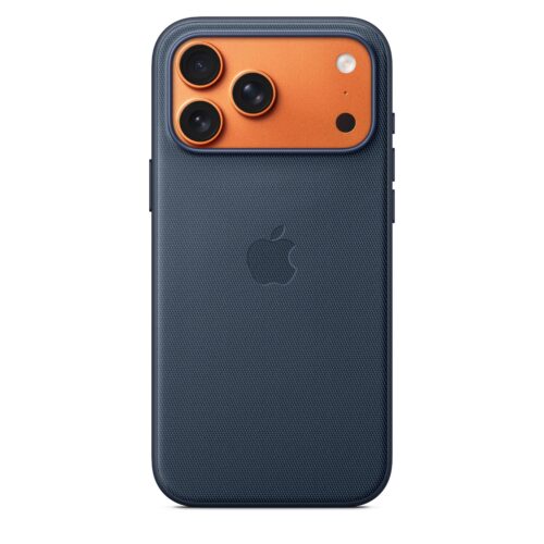 Kryt na iPhone 17 Pro Max z tkaniny TechWoven Apple s MagSafe - modrý