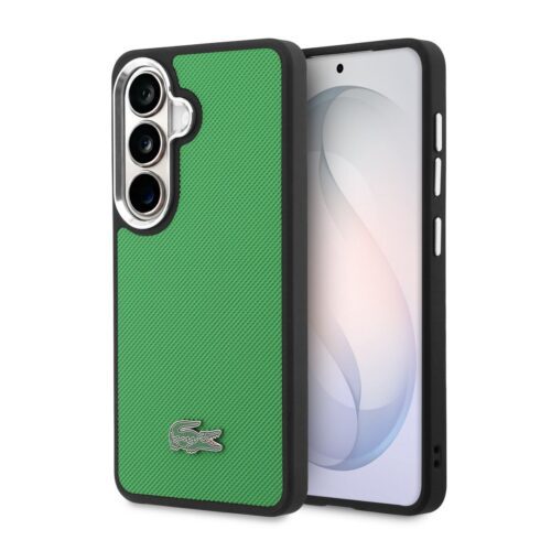 Lacoste Petit Pique Metal Logo Magnetic Zadní Kryt pro Samsung Galaxy S26+ Estragon Green LCFCMS26MPLAN