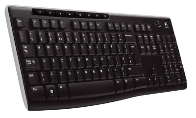 Logitech K270/Bezdrátová USB/CZ-SK layout/Černá 920-003741