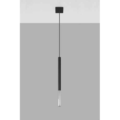 Lustr SOLLUX Mozaica 1 G9 1x40W bez zdroje SL.0885 černá/chrom - Obrázek 2