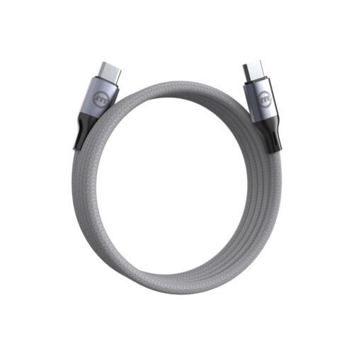Magnetický kabel USB-C na USB-C Mobile Origin 1 m - bílý