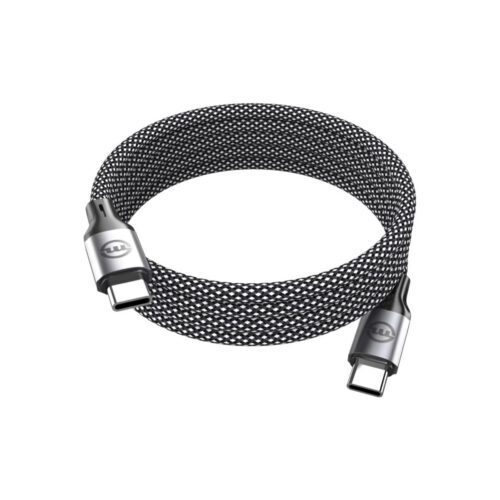 Magnetický kabel USB-C na USB-C Mobile Origin 1 m - černý - Obrázek 2