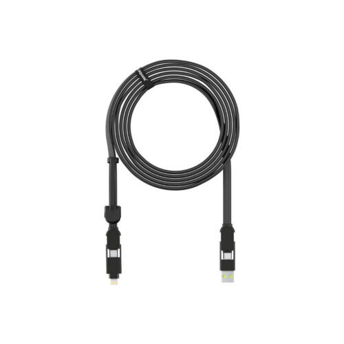 Nabíjecí kabel 6v1 Rolling Square inCharge XL 3 m - černý