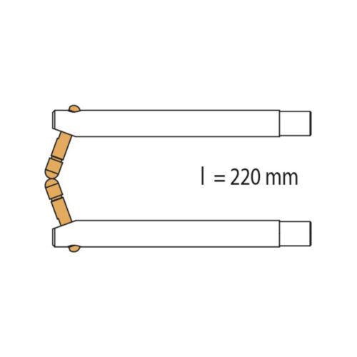 Náhradní rameno k ručním bodovacím kleštím GYS PX3 047921