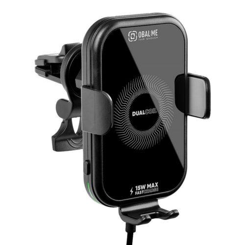 OBAL:ME GravCharger Bezdrátový Nabíjecí Držák do Auta 15W Black OMWGCH01