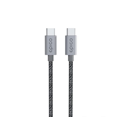 Opletený kabel USB-C na USB-C 240W Epico 2 m - vesmírně šedá - Obrázek 2