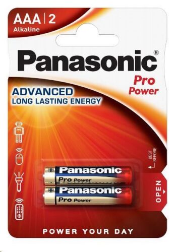 PANASONIC Alkalické baterie Pro Power LR03PPG/2BP AAA 1