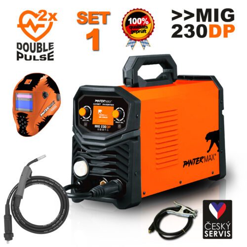 PANTERMAX Svářecí invertor MIG230DP SET1 (MIG/MMA/TIG) PMMIG230DP_S01