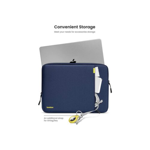 Pouzdro s brašnou pro MacBook Pro 14" tomtoc Sleeve Kit - modré - Obrázek 2