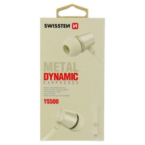 SLUCHÁTKA SWISSTEN EARBUDS DYNAMIC YS500 ZLATÁ 51107003 - Obrázek 10
