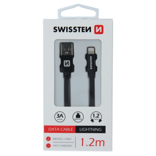 SWISSTEN datový kabel Textile USB / Lightning 1
