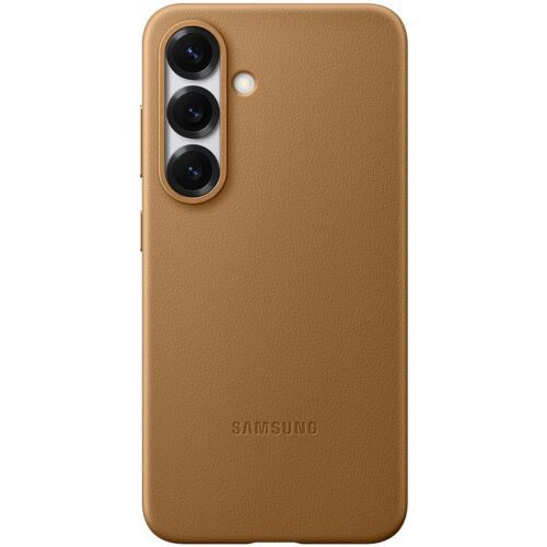 Samsung Ochranný kryt z veganské kůže pro Galaxy S25 barva Gold EF-VS931PFEGWW