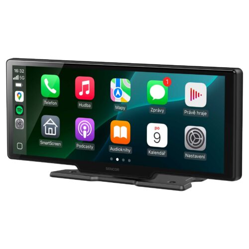 Sencor SCT M1060BWT CarPlay a Android Auto displej Bezdrátové Android Auto a Apple CarPlay