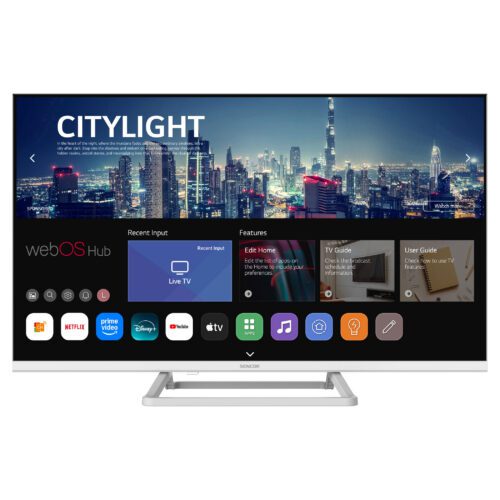 Sencor SLE 32S841BW 32" WEBOS SMART TELEVIZE Elegantní bílé provedení s centrálním stojanem