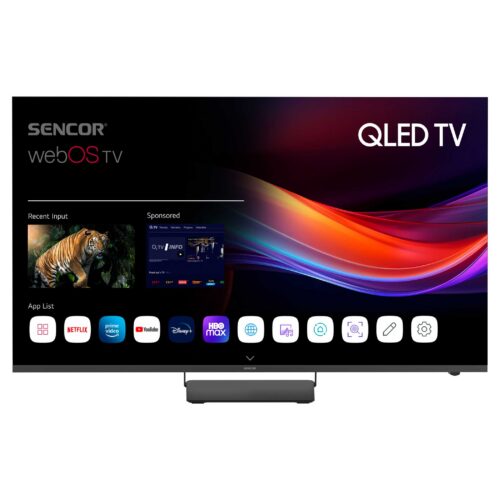 Sencor SLE 55Q870TCSB 55“ SMART QLED Televize webOS SMART TV    QLED - Quantum Dot Technologie    MEMC - Motion Estimate and Motion Compensation    .
