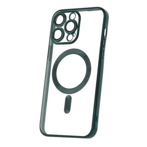 Silikonové TPU pouzdro Mag Color Chrome pro iPhone 15 Pro Max zelené - Obrázek 18