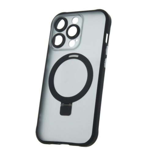 Silikonové TPU pouzdro Mag Ring pro iPhone 14 Pro černé - Obrázek 8