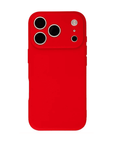 Silikonový kryt na iPhone 17 Pro Červená