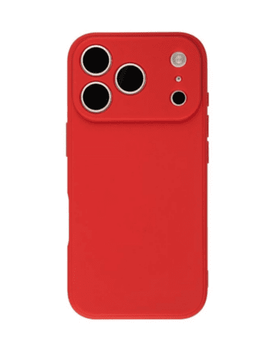 Silikonový kryt na iPhone 17 Pro Jahodová
