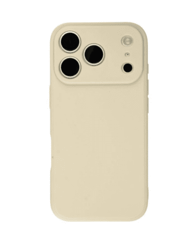 Silikonový kryt na iPhone 17 Pro Slonovinová