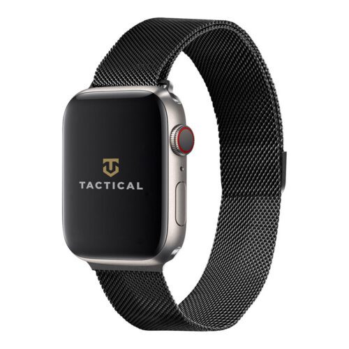 Tactical 333 Loop Magnetický Kovový Řemínek pro Apple Watch 1/2/3/4/5/6/7/8/9/SE 38/40/41mm Black 333