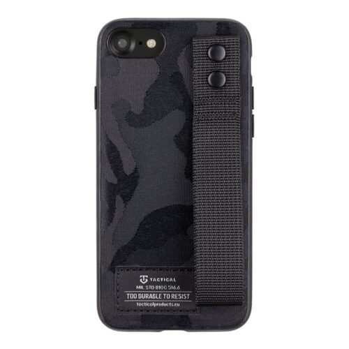 Tactical Camo Troop Drag Strap Kryt pro Apple iPhone 7/8/SE2020/SE2022 Black