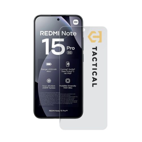 Tactical Glass Shield 2.5D sklo pro Xiaomi Redmi Note 15 Pro 5G Clear 57983129106