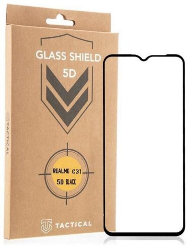 Tactical Glass Shield 5D sklo pro Realme C31 Black 8596311172625