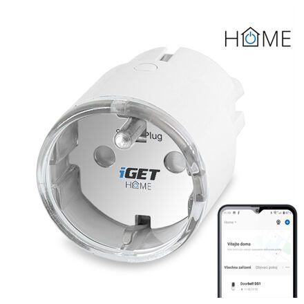 iGET HOME Power 1 - WiFi chytrá zásuvka 230V