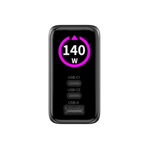140W vysokovýkonná nabíječka Mobile Origin GaN Display Charger - Obrázek 2