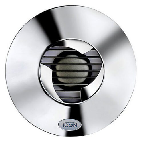 Barevný přední kryt pro ventilátory iCON 15 v barvě chromu