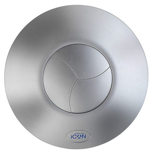 Barevný přední kryt pro ventilátory iCON 30 v barvě matně stříbrné