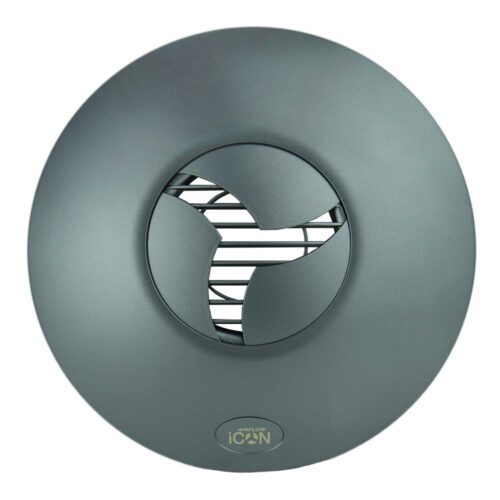 Barevný přední kryt pro ventilátory iCON 60 v barvě matného antracitu