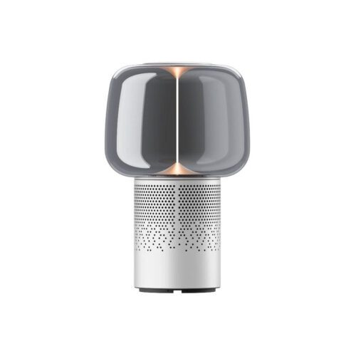 Designová lampa s reproduktorem Kooduu Serena Play - stříbrná - Obrázek 2