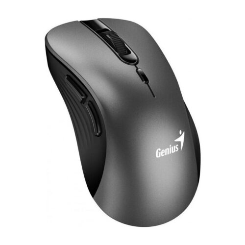 Genius Ergo 8100S/Ergonomická/Optická/Pro praváky/1 600 DPI/Bezdrátová USB/Černá-šedá 31030040401