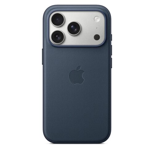 Kryt na iPhone 17 Pro z tkaniny TechWoven Apple s MagSafe - modrý - Obrázek 2