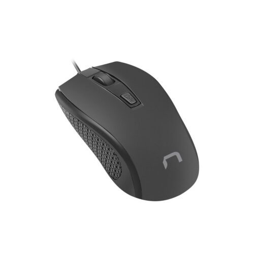 Natec optická myš HOOPOE 2/1600 DPI/Kancelářská/Optická/1 600 DPI/Drátová USB/Černá NMY-1798