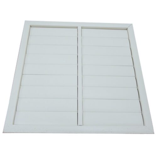 Plastová větrací mřížka bez příruby se samotížnou žaluzií 603x603 mm