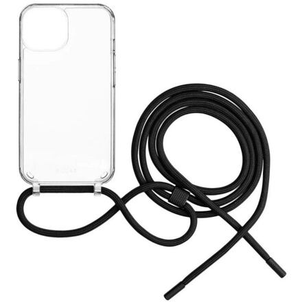 Pouzdro FIXED Pure Neck s černou šňůrkou na krk pro Apple iPhone 15 Pro Max FIXPUN-1203-BK