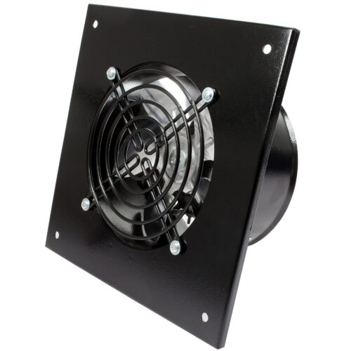 Průmyslový ventilátor čtvercový odtahový Ø 162 mm