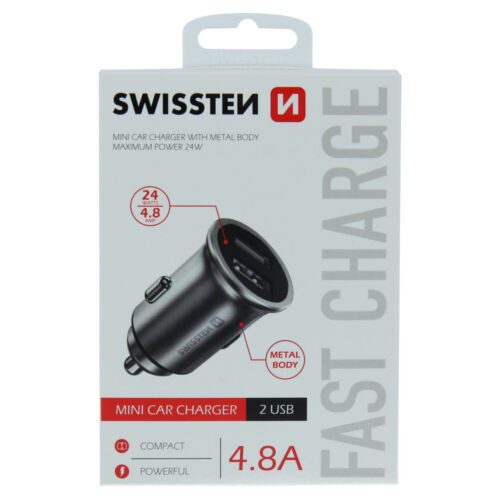 SWISSTEN CL ADAPTÉR 2x USB 4