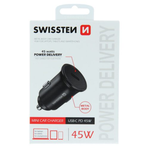 SWISSTEN CL ADAPTÉR PD3.0 45W ČERNÝ 20118100