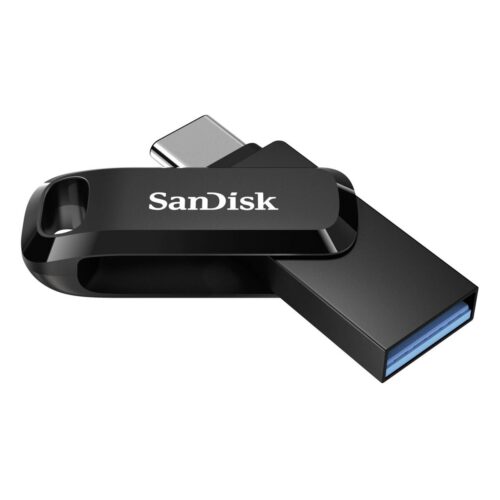 SanDisk Ultra Dual Drive Go/64GB/USB 3.2 Gen 1 (5Gb/s)/USB-A + USB-C/Černá SDDDC3-064G-G46