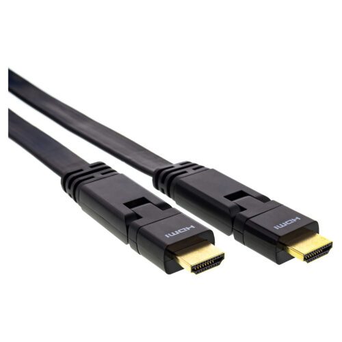 Sencor SAV 278-015 HDMI A/M - A/M plochý 2.0 High Speed kabel + Ethernet kabel Maximální datový přenos: 18 Gb/s