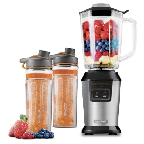Sencor SBL 7550SS Automatický mixér na Smoothie Dva přednastavené programy 45 / 60 sekund