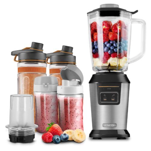 Sencor SBL 7570SS Automatický mixér na Smoothie Dva přednastavené programy 45 / 60 sekund