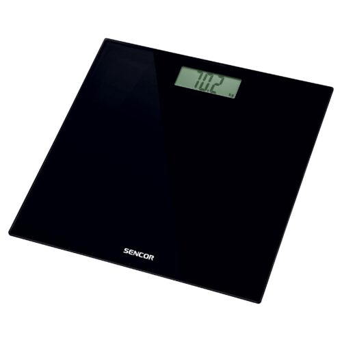Sencor SBS 2300BK Osobní váha Skleněný povrch pro snadnou a hygienickou údržbu